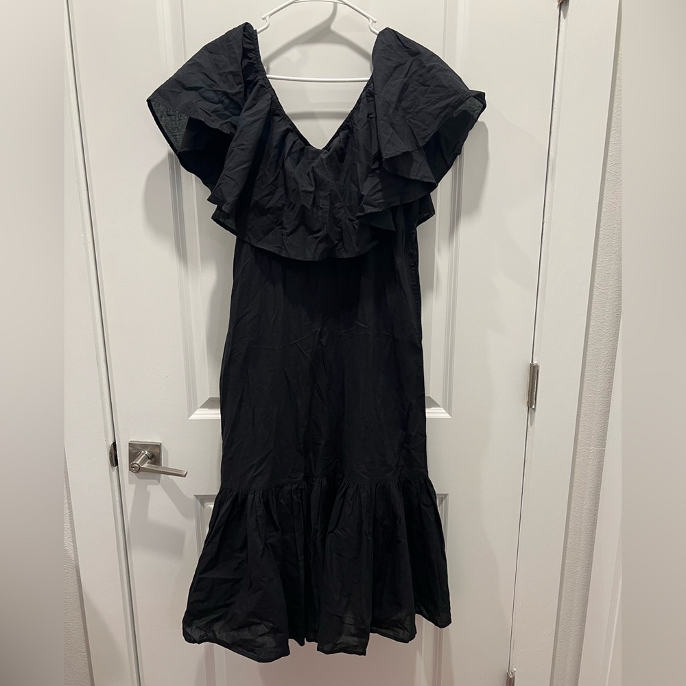 Mille Resort & Travel Black Midi Dress